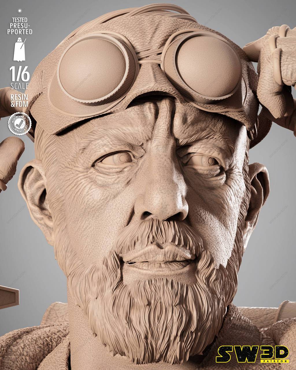 P站图纸印象馆 SW3D 星球大战 本·克诺比 SW3D 星球大战 本·克诺比