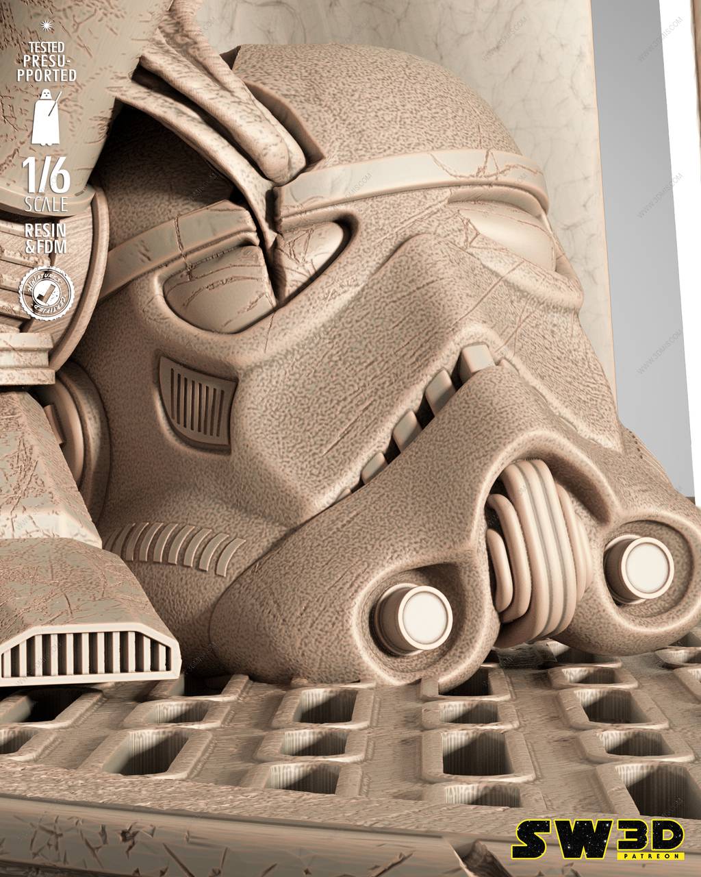 P站图纸印象馆 SW3D 星球大战 K-2SO机器人 SW3D 星球大战 K-2SO机器人