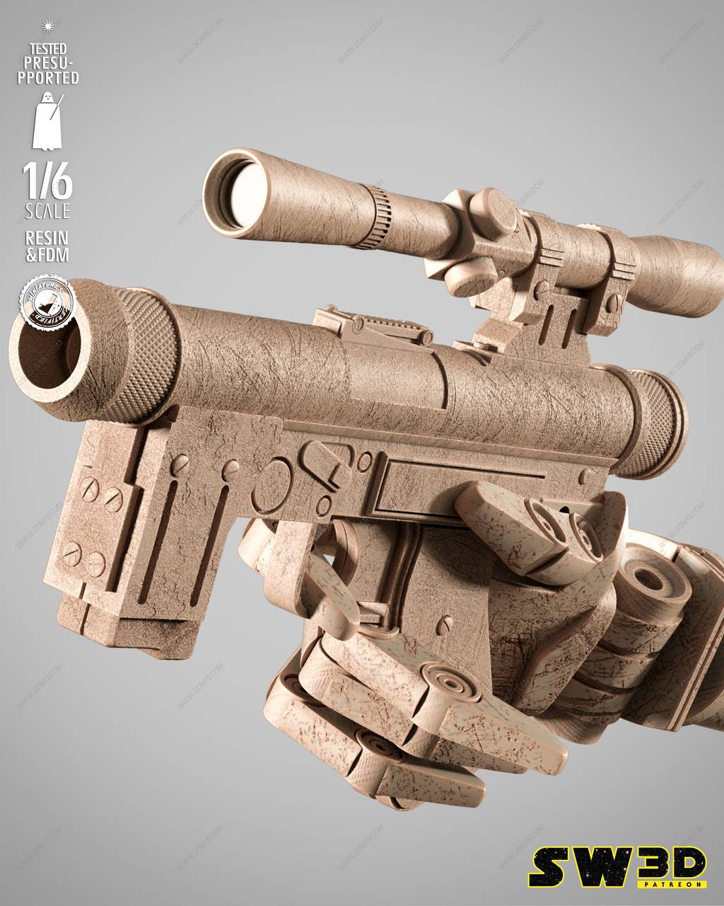 P站图纸印象馆 SW3D 星球大战 K-2SO机器人 SW3D 星球大战 K-2SO机器人