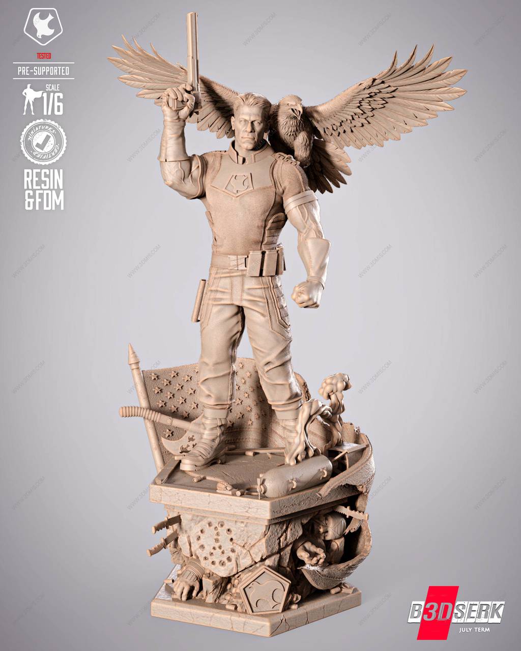 P站图纸印象馆 B3DSERK DC漫画 和平使者 B3DSERK DC漫画 和平使者