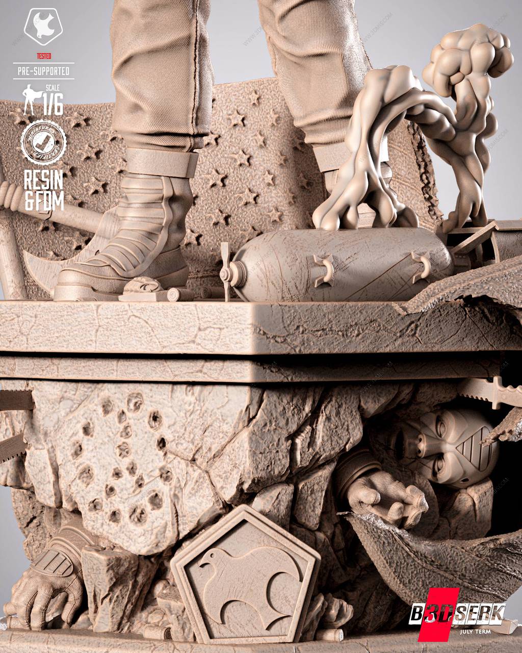 P站图纸印象馆 B3DSERK DC漫画 和平使者 B3DSERK DC漫画 和平使者