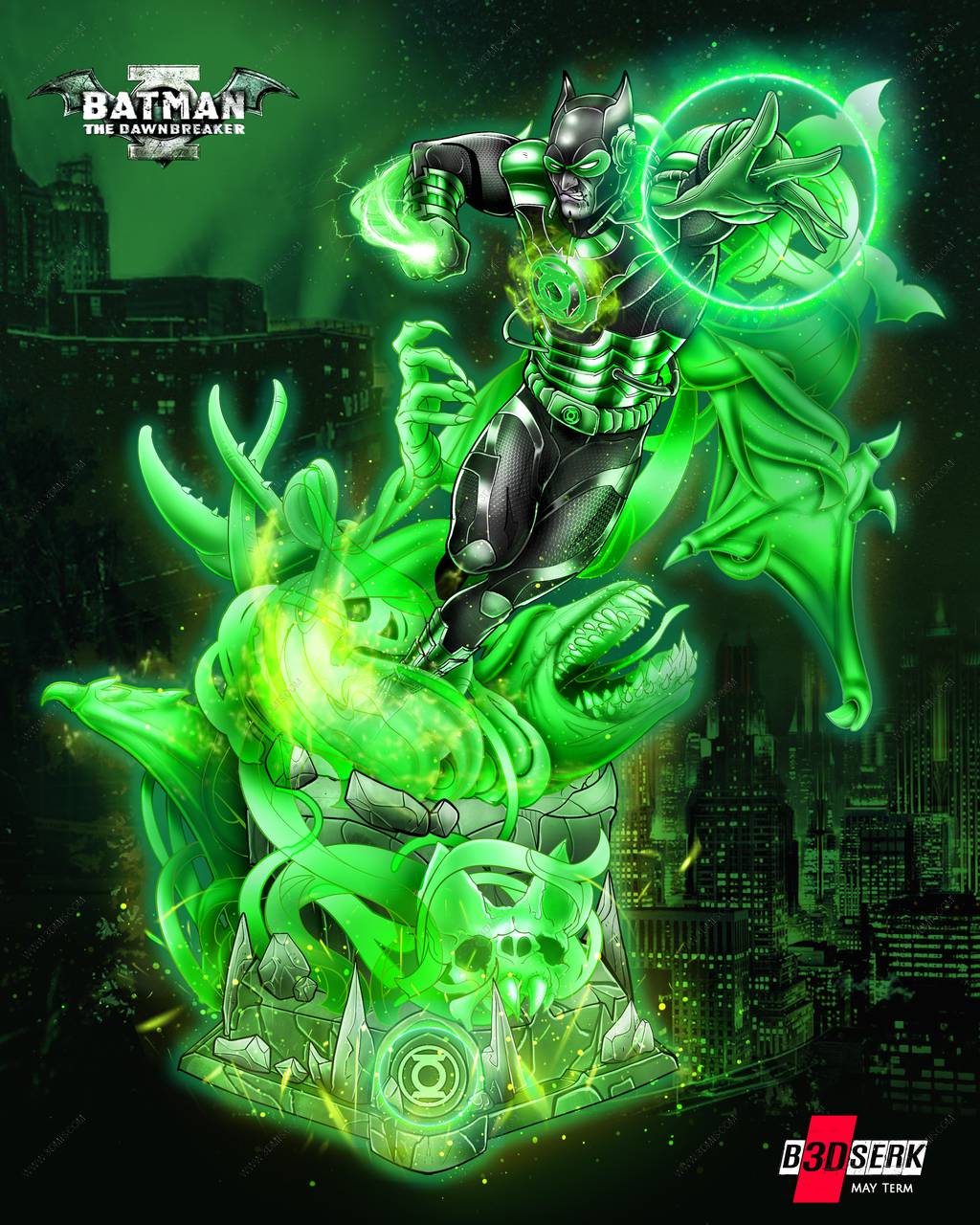 P站图纸印象馆 B3DSERK DC漫画 破晓诡灯 B3DSERK DC漫画 破晓诡灯