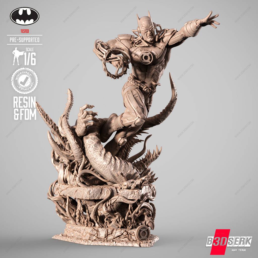 P站图纸印象馆 B3DSERK DC漫画 破晓诡灯 B3DSERK DC漫画 破晓诡灯