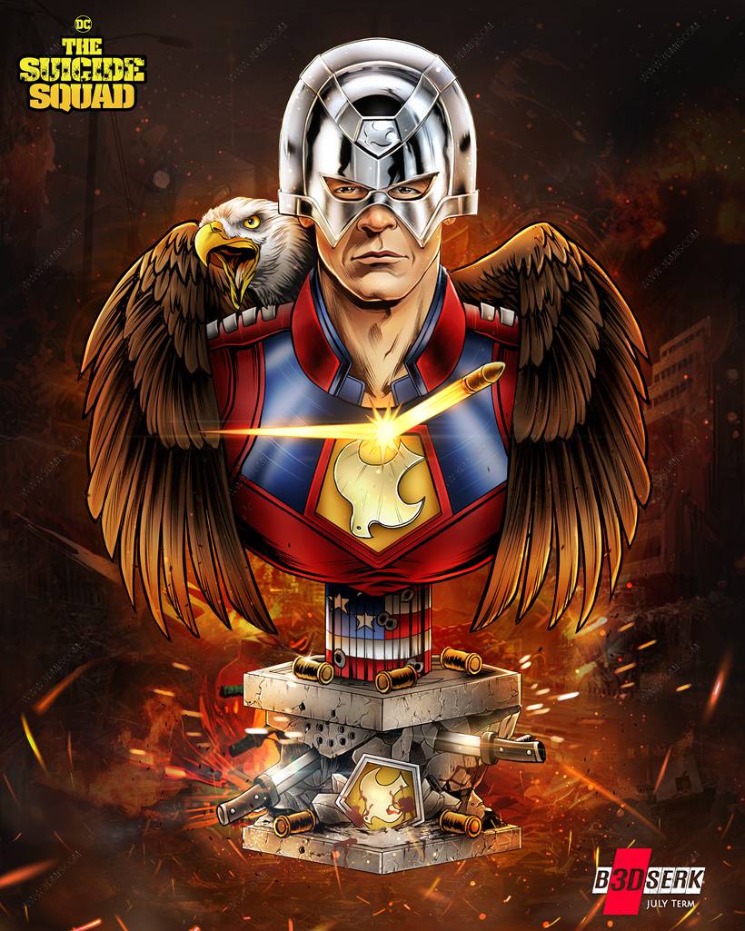 P站图纸印象馆 B3DSERK DC漫画 和平使者 B3DSERK DC漫画 和平使者