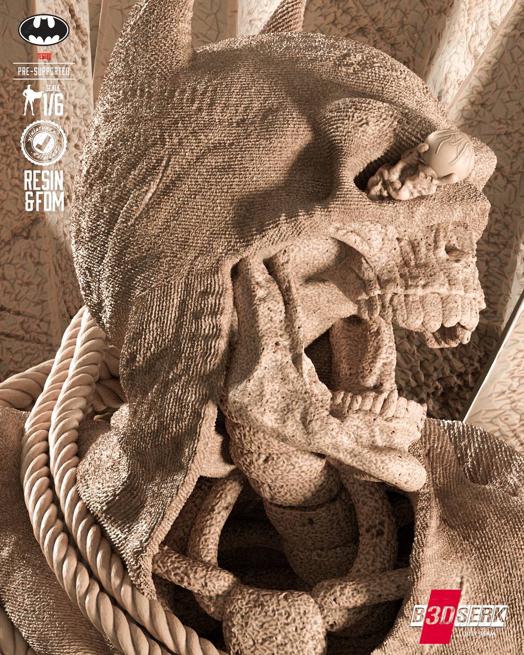 P站图纸印象馆 B3DSERK DC漫画 罗宾王 B3DSERK DC漫画 罗宾王