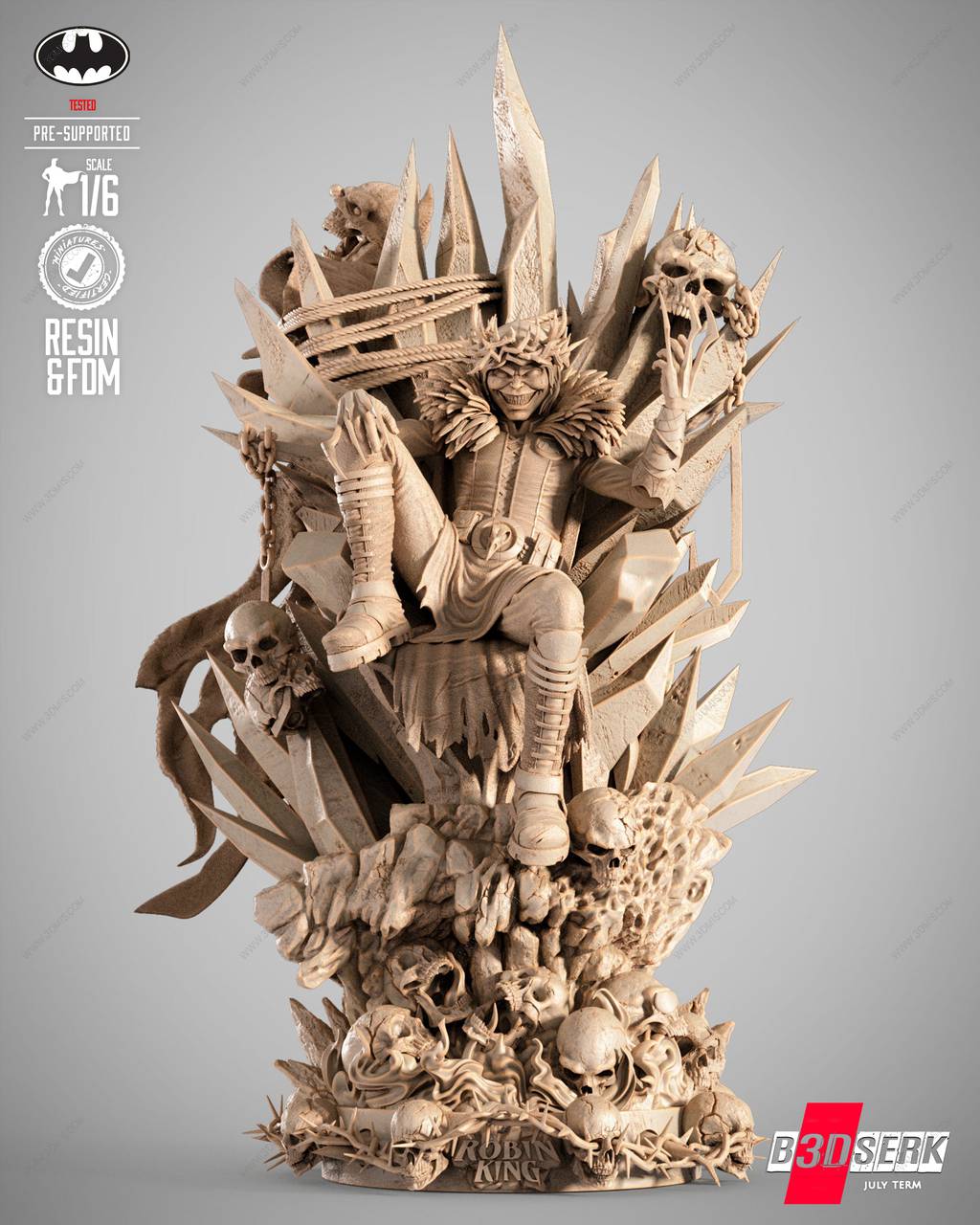 P站图纸印象馆 B3DSERK DC漫画 罗宾王 B3DSERK DC漫画 罗宾王