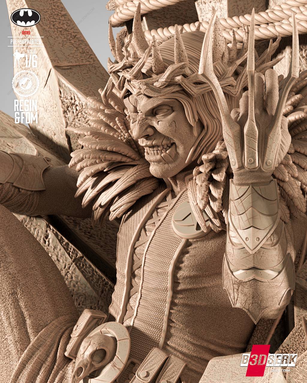 P站图纸印象馆 B3DSERK DC漫画 罗宾王 B3DSERK DC漫画 罗宾王