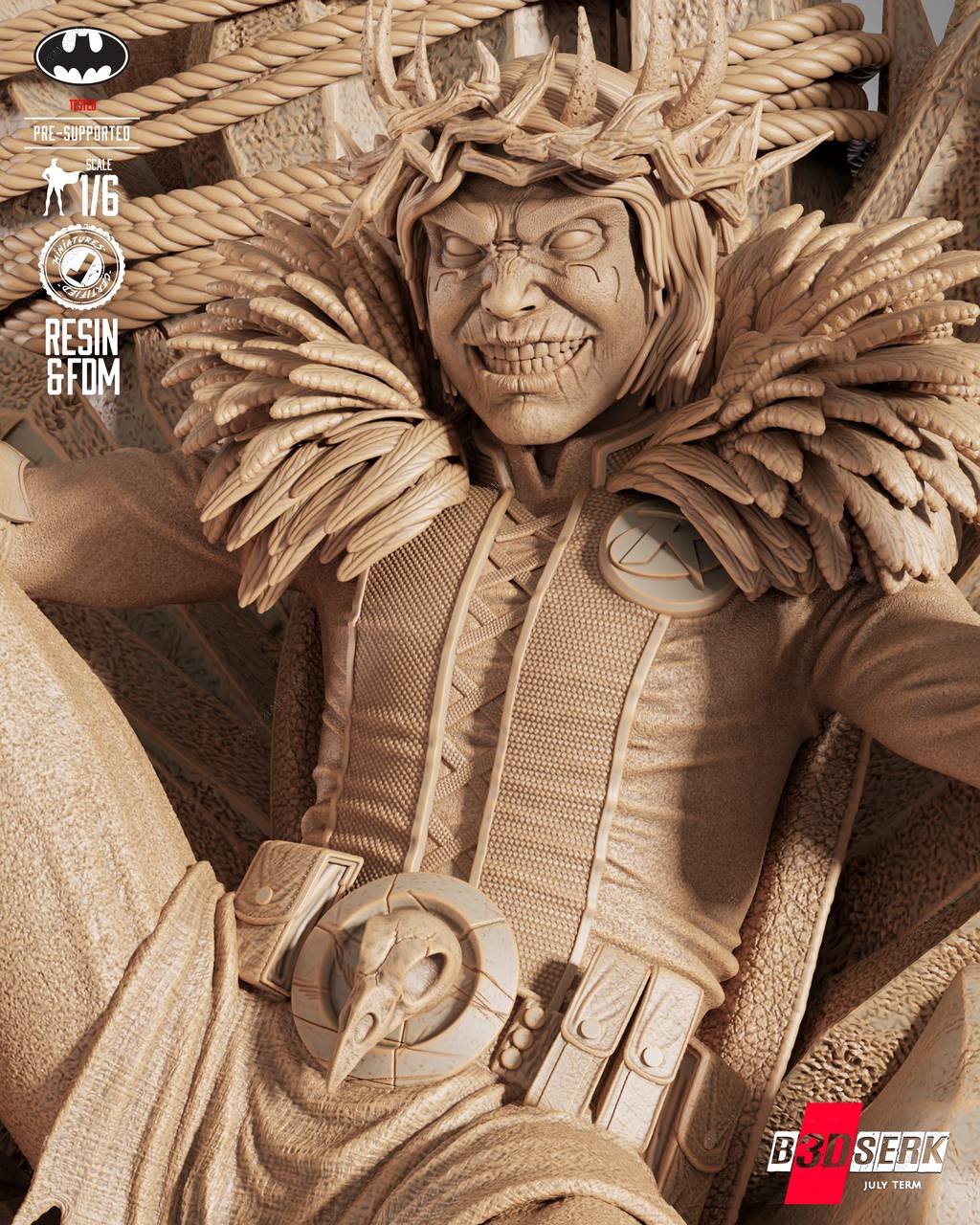 P站图纸印象馆 B3DSERK DC漫画 罗宾王 B3DSERK DC漫画 罗宾王