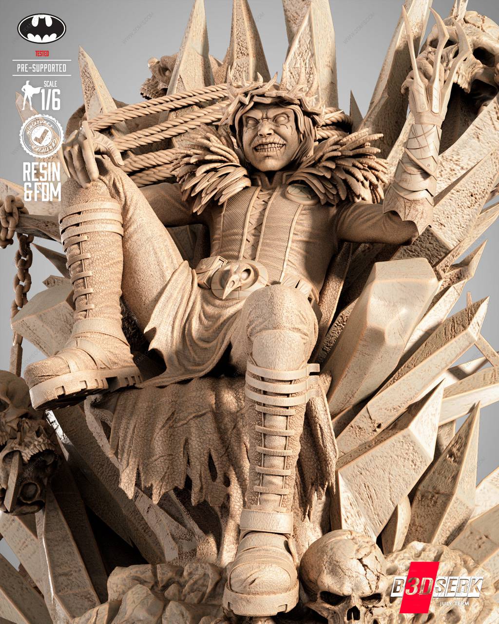 P站图纸印象馆 B3DSERK DC漫画 罗宾王 B3DSERK DC漫画 罗宾王