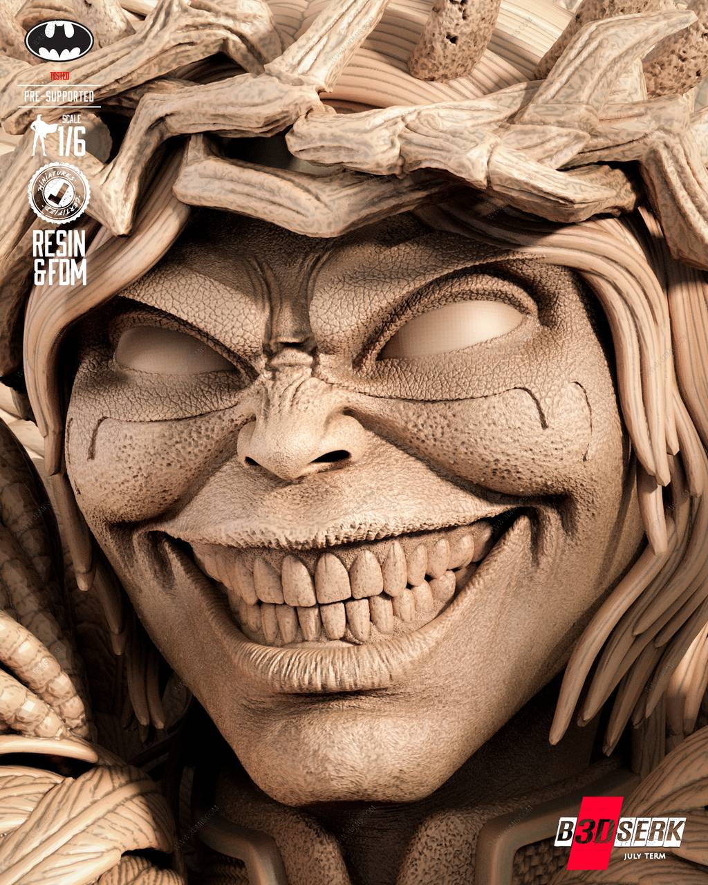 P站图纸印象馆 B3DSERK DC漫画 罗宾王 B3DSERK DC漫画 罗宾王