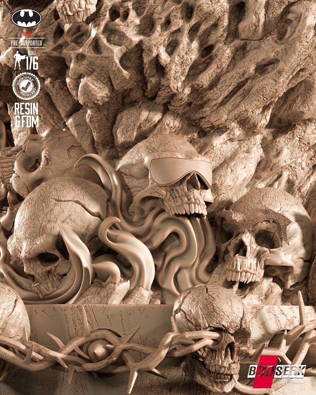 P站图纸印象馆 B3DSERK DC漫画 罗宾王 B3DSERK DC漫画 罗宾王