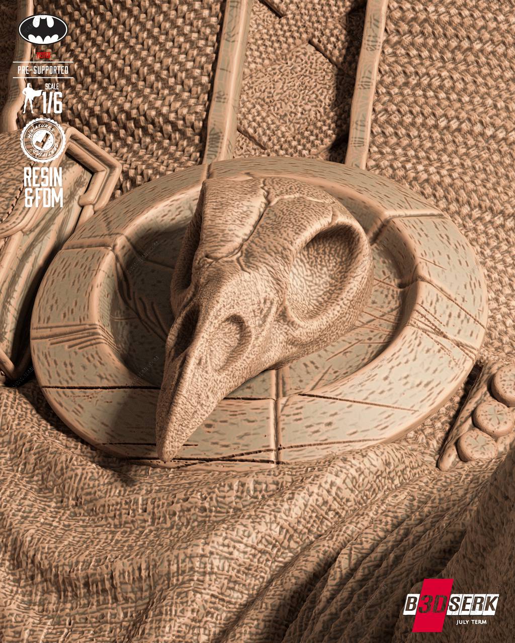 P站图纸印象馆 B3DSERK DC漫画 罗宾王 B3DSERK DC漫画 罗宾王