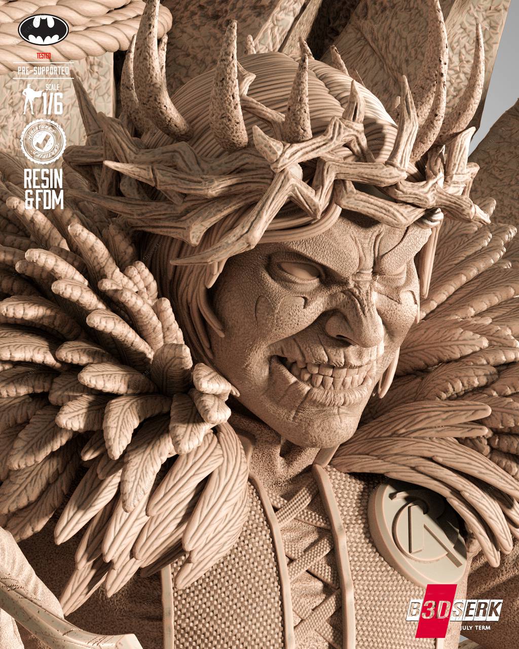 P站图纸印象馆 B3DSERK DC漫画 罗宾王 B3DSERK DC漫画 罗宾王