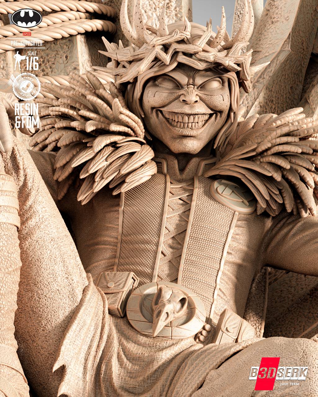 P站图纸印象馆 B3DSERK DC漫画 罗宾王 B3DSERK DC漫画 罗宾王