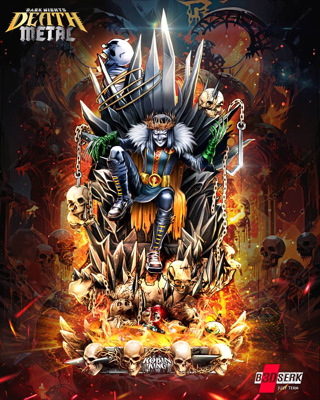 P站图纸印象馆 B3DSERK DC漫画 罗宾王 B3DSERK DC漫画 罗宾王