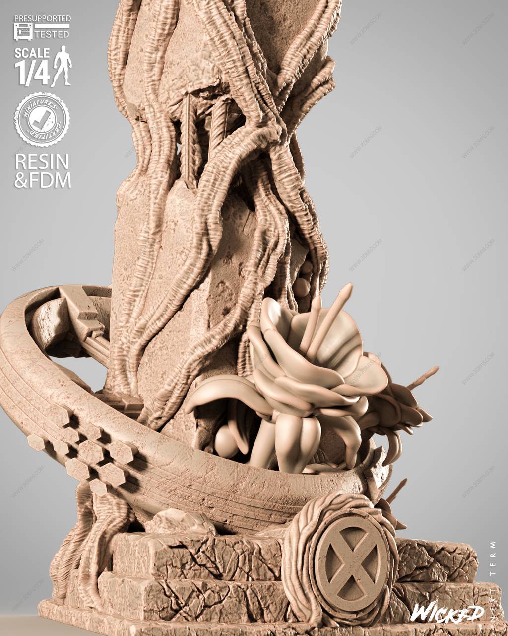 P站图纸印象馆 3DWicked 漫威 X教授 3DWicked 漫威 X教授