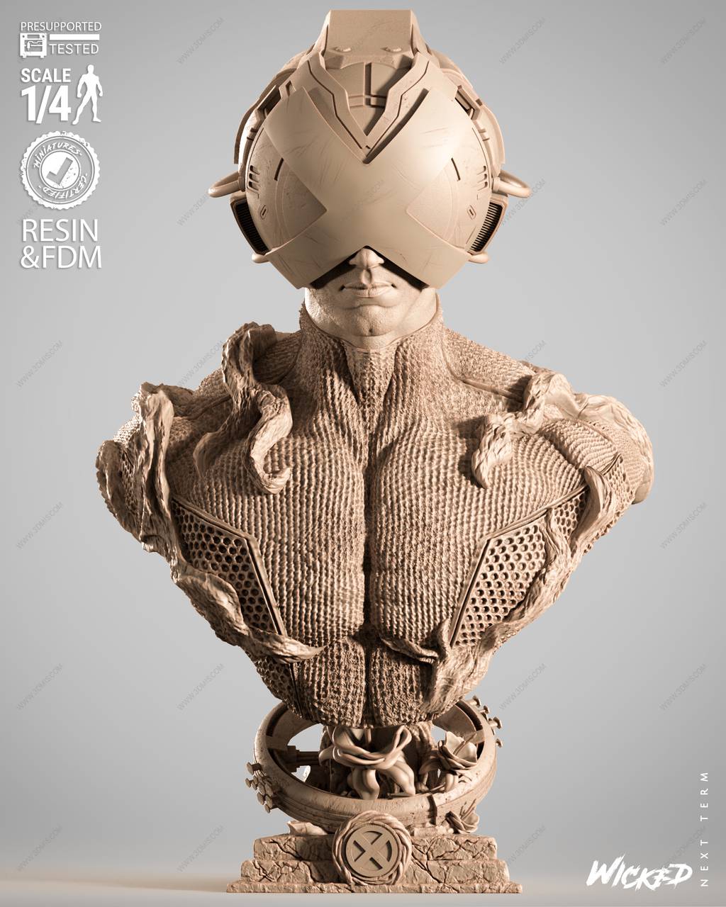 P站图纸印象馆 3DWicked 漫威 X教授 3DWicked 漫威 X教授