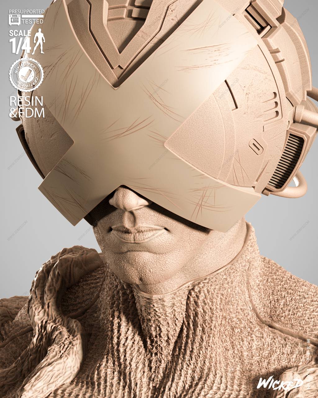 P站图纸印象馆 3DWicked 漫威 X教授 3DWicked 漫威 X教授