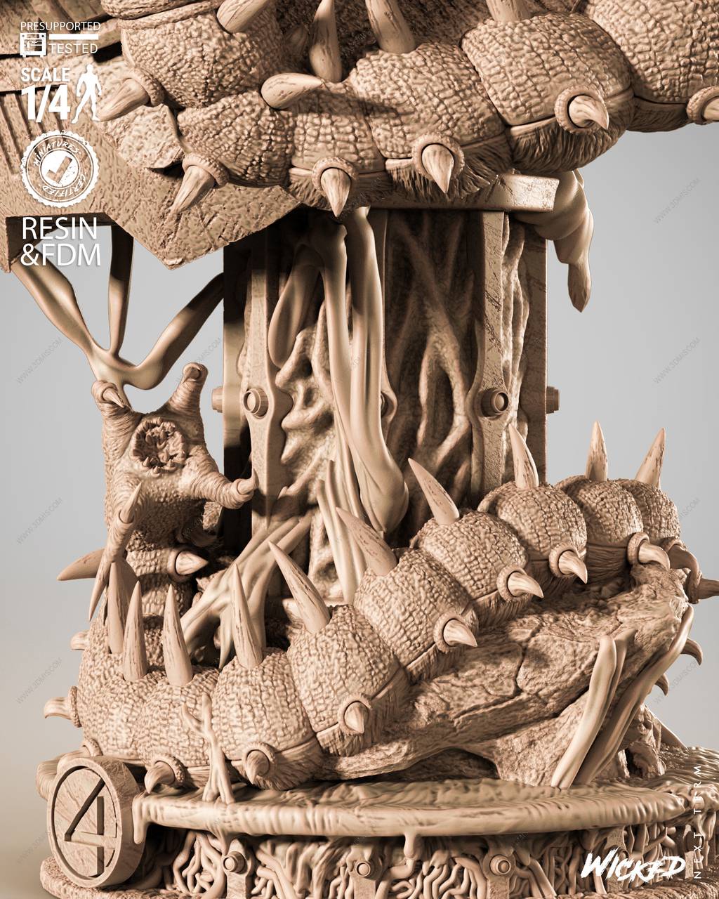 P站图纸印象馆 3DWicked 漫威 歼灭者 3DWicked 漫威 歼灭者