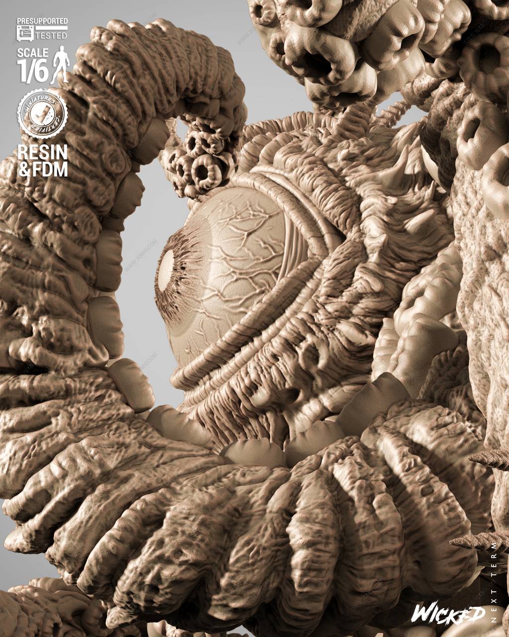 P站图纸印象馆 3DWicked 漫威 眼魔 3DWicked 漫威 眼魔