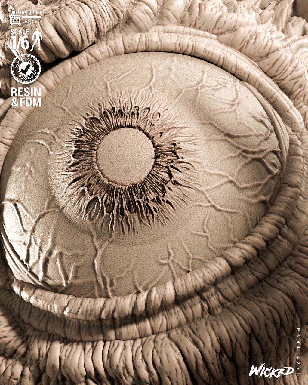 P站图纸印象馆 3DWicked 漫威 眼魔 3DWicked 漫威 眼魔