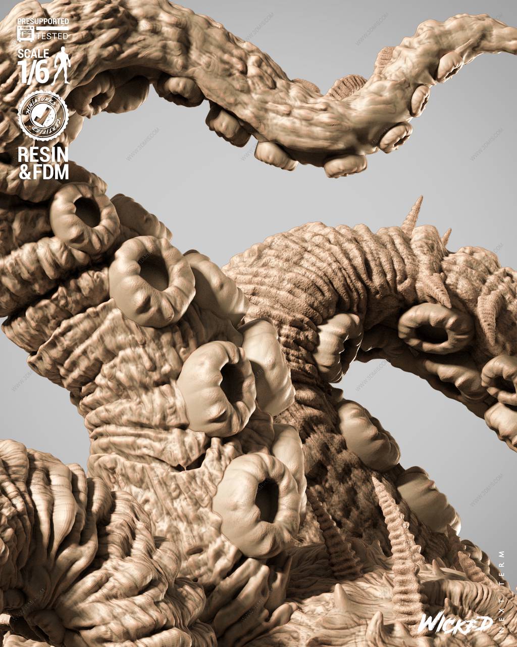 P站图纸印象馆 3DWicked 漫威 眼魔 3DWicked 漫威 眼魔