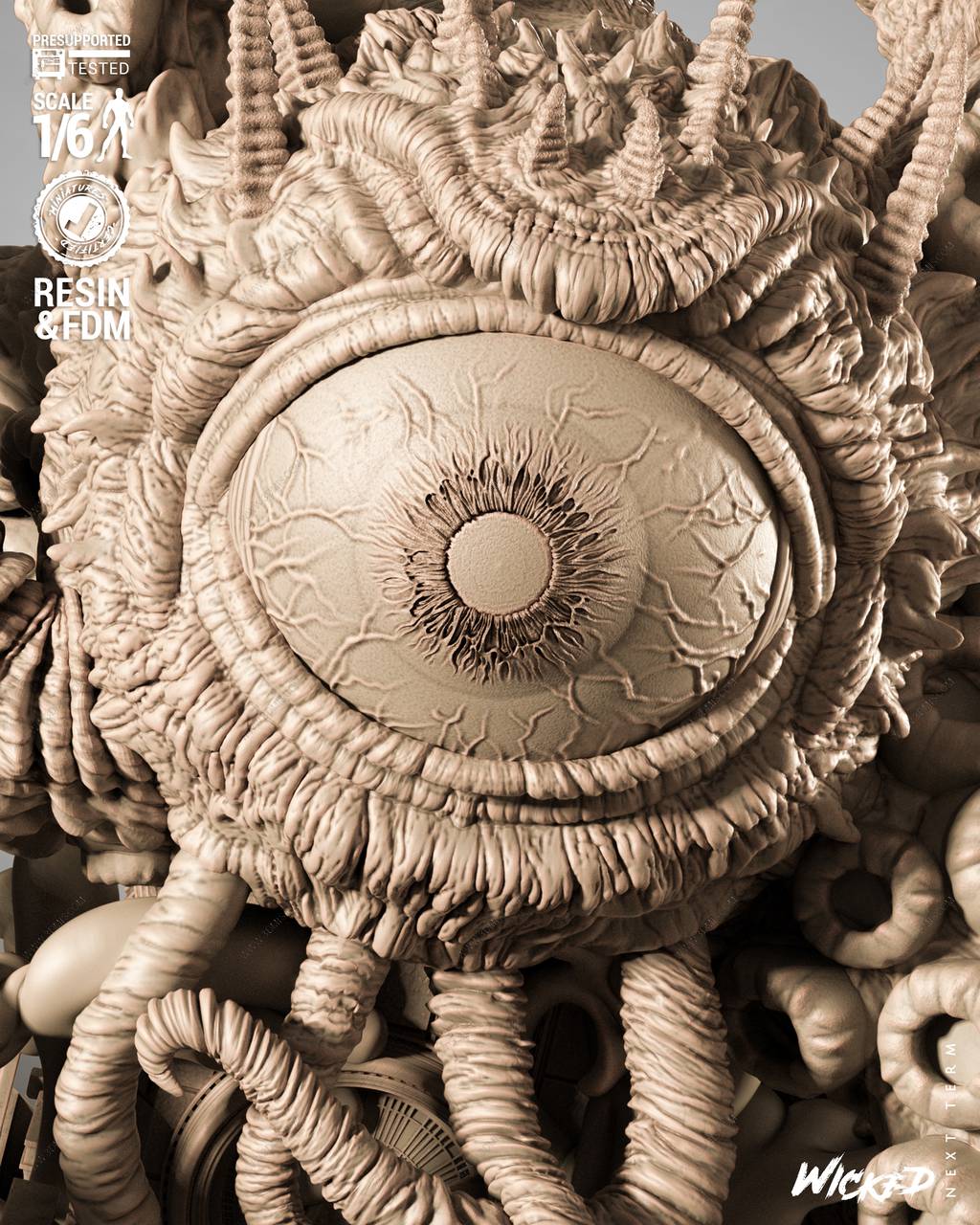 P站图纸印象馆 3DWicked 漫威 眼魔 3DWicked 漫威 眼魔