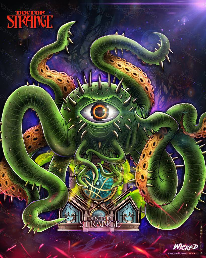 P站图纸印象馆 3DWicked 漫威 眼魔 3DWicked 漫威 眼魔