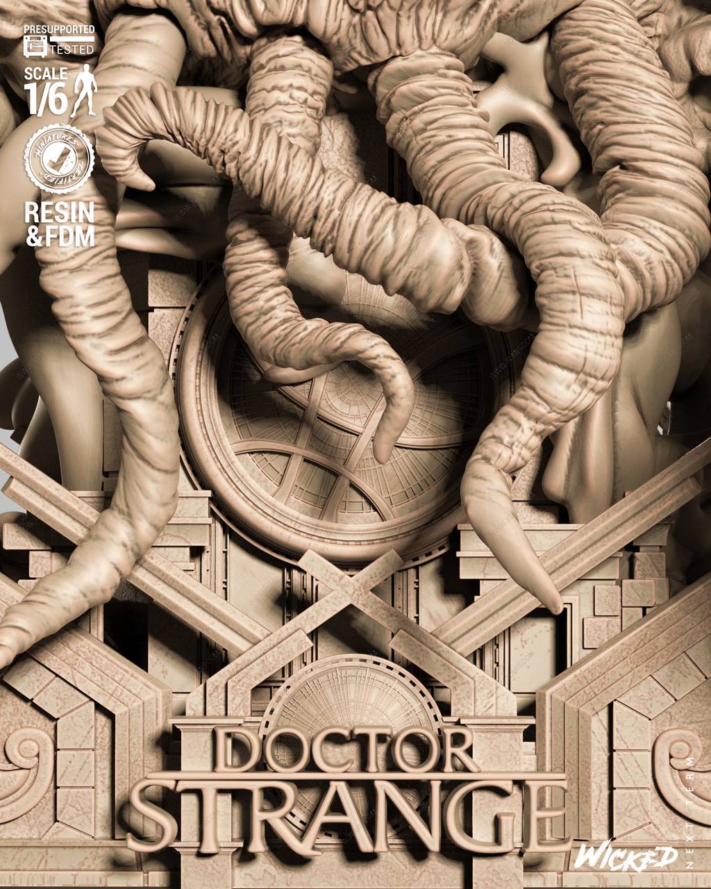 P站图纸印象馆 3DWicked 漫威 眼魔 3DWicked 漫威 眼魔