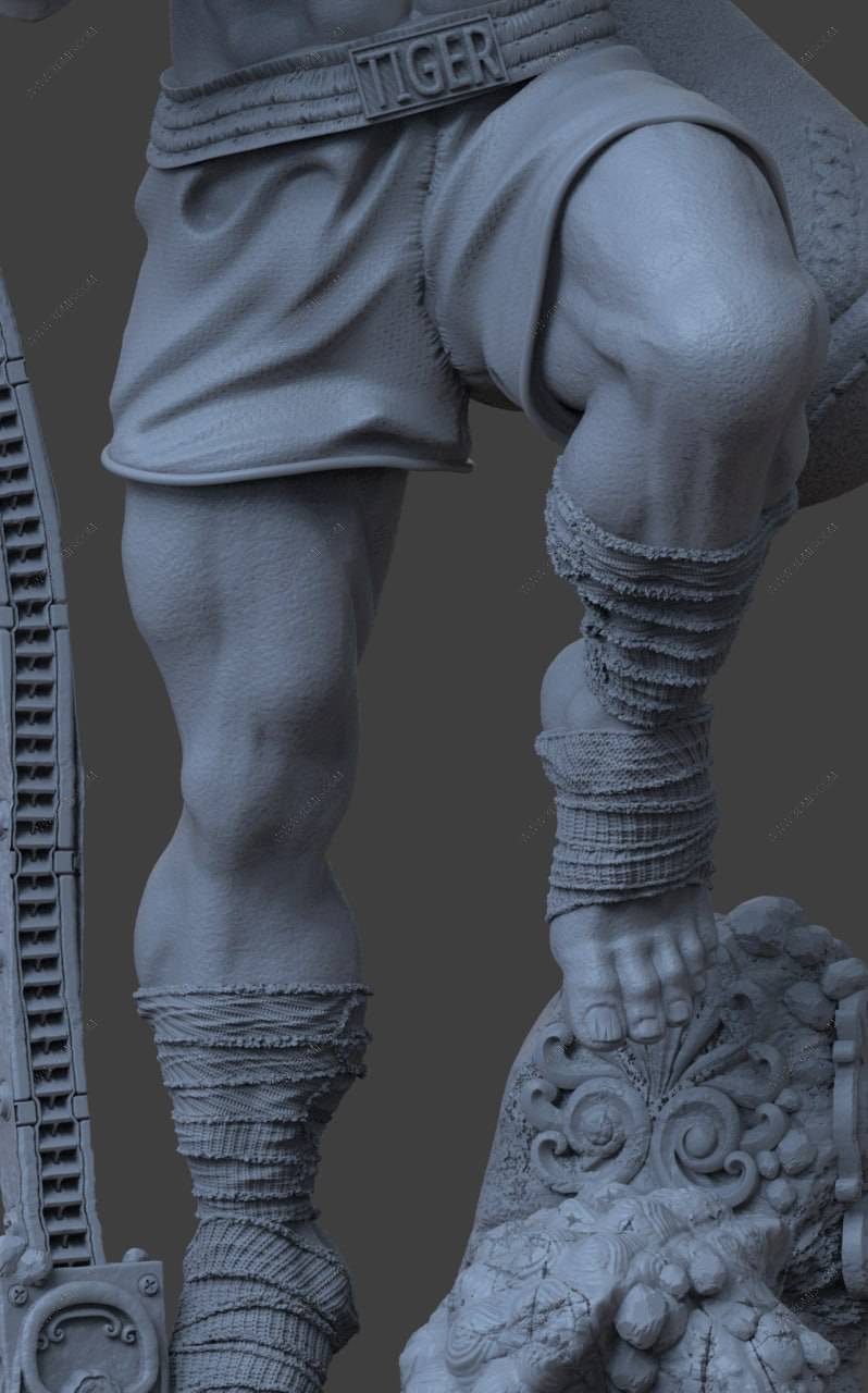 P站图纸印象馆 街头霸王 沙加特 街头霸王 沙加特