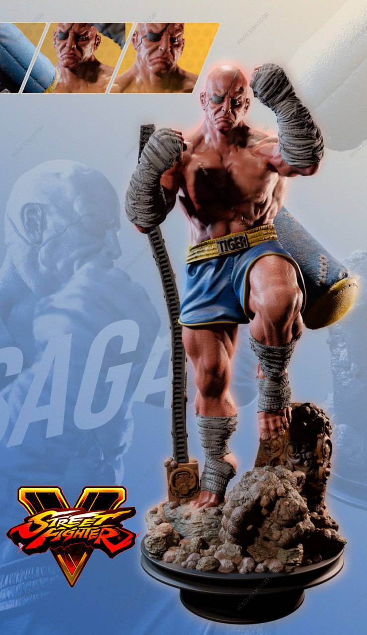 P站图纸印象馆 街头霸王 沙加特 街头霸王 沙加特