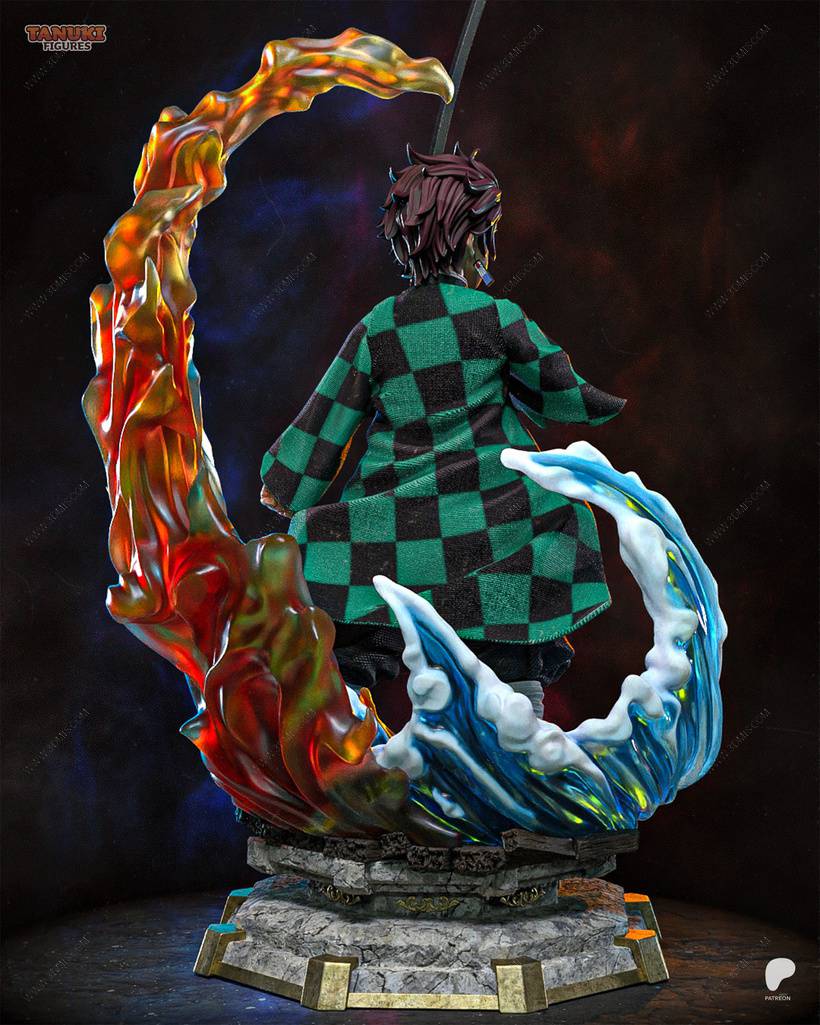 P站图纸印象馆 Tanuki Figures 鬼灭之刃 灶门炭治郎 Tanuki Figures 鬼灭之刃 灶门炭治郎