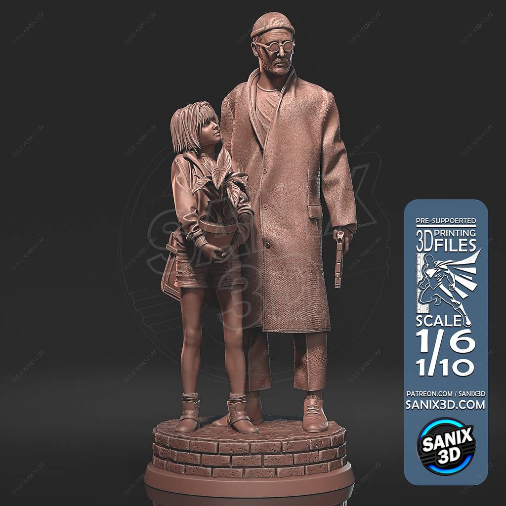 P站图纸印象馆 Sanix3d 这个杀手不太冷 莱昂和玛蒂尔达 Sanix3d 这个杀手不太冷 莱昂和玛蒂尔达