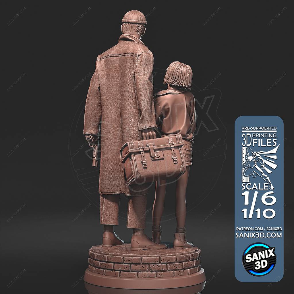 P站图纸印象馆 Sanix3d 这个杀手不太冷 莱昂和玛蒂尔达 Sanix3d 这个杀手不太冷 莱昂和玛蒂尔达