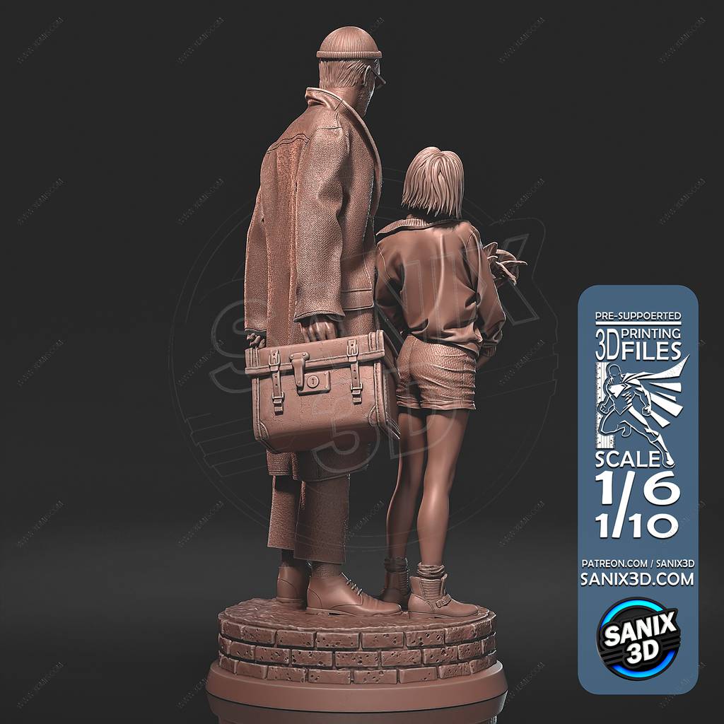 P站图纸印象馆 Sanix3d 这个杀手不太冷 莱昂和玛蒂尔达 Sanix3d 这个杀手不太冷 莱昂和玛蒂尔达