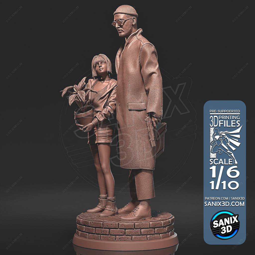 P站图纸印象馆 Sanix3d 这个杀手不太冷 莱昂和玛蒂尔达 Sanix3d 这个杀手不太冷 莱昂和玛蒂尔达