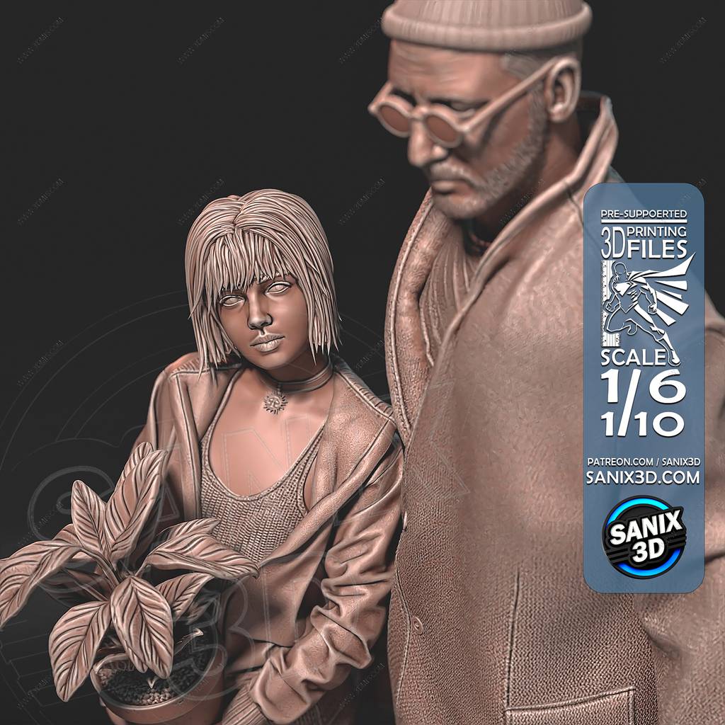 P站图纸印象馆 Sanix3d 这个杀手不太冷 莱昂和玛蒂尔达 Sanix3d 这个杀手不太冷 莱昂和玛蒂尔达