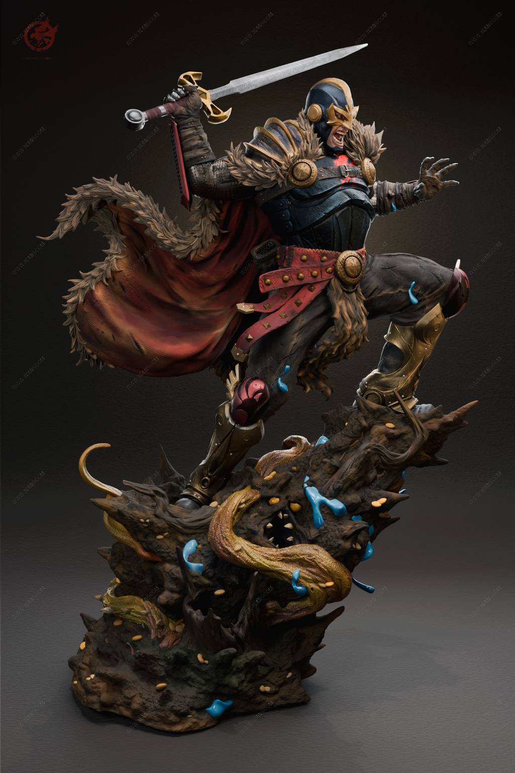 P站图纸印象馆 漫威 黑骑士 漫威 黑骑士