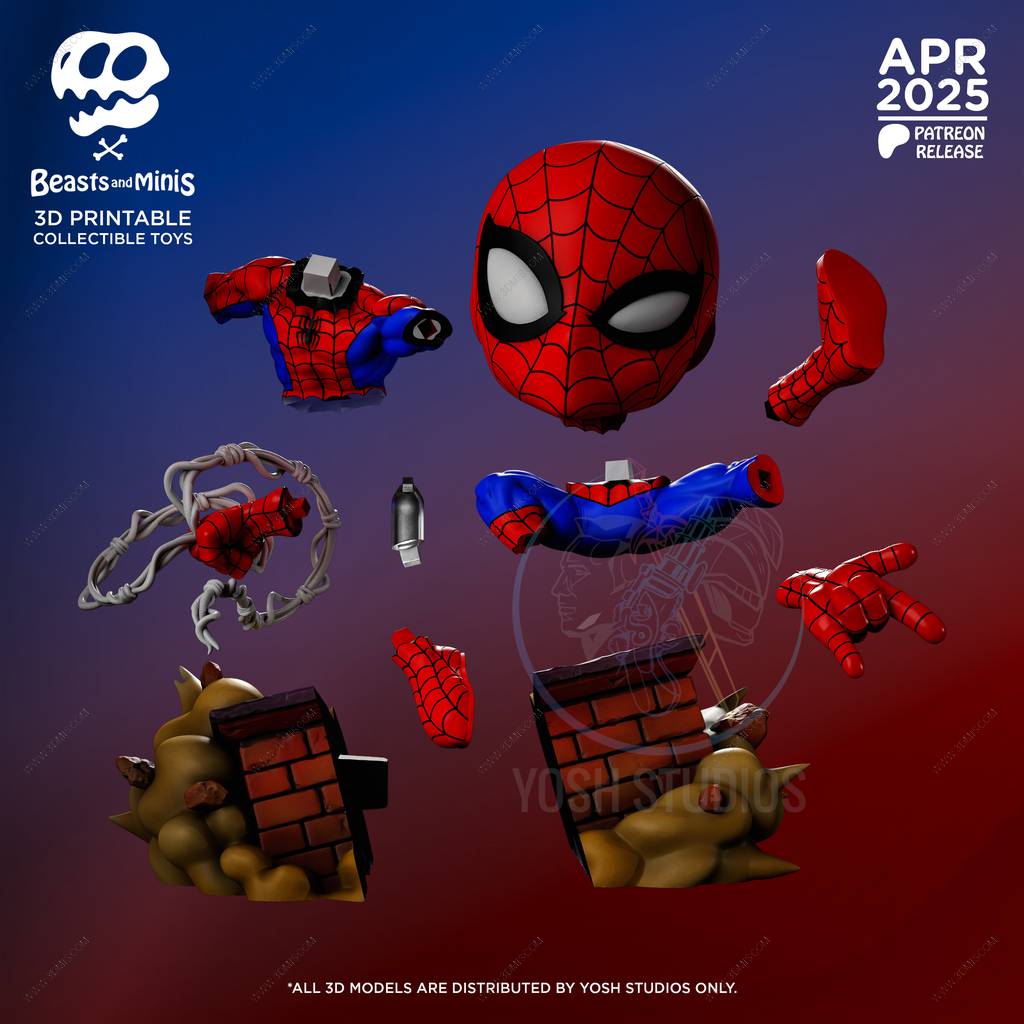 P站图纸印象馆 Yosh DC漫画 蜘蛛侠 Yosh DC漫画 蜘蛛侠