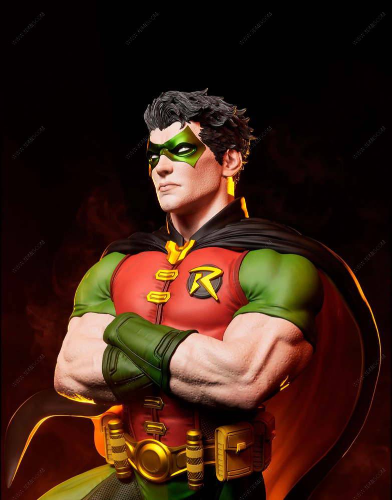 P站图纸印象馆 PolyMind DC漫画 罗宾 PolyMind DC漫画 罗宾