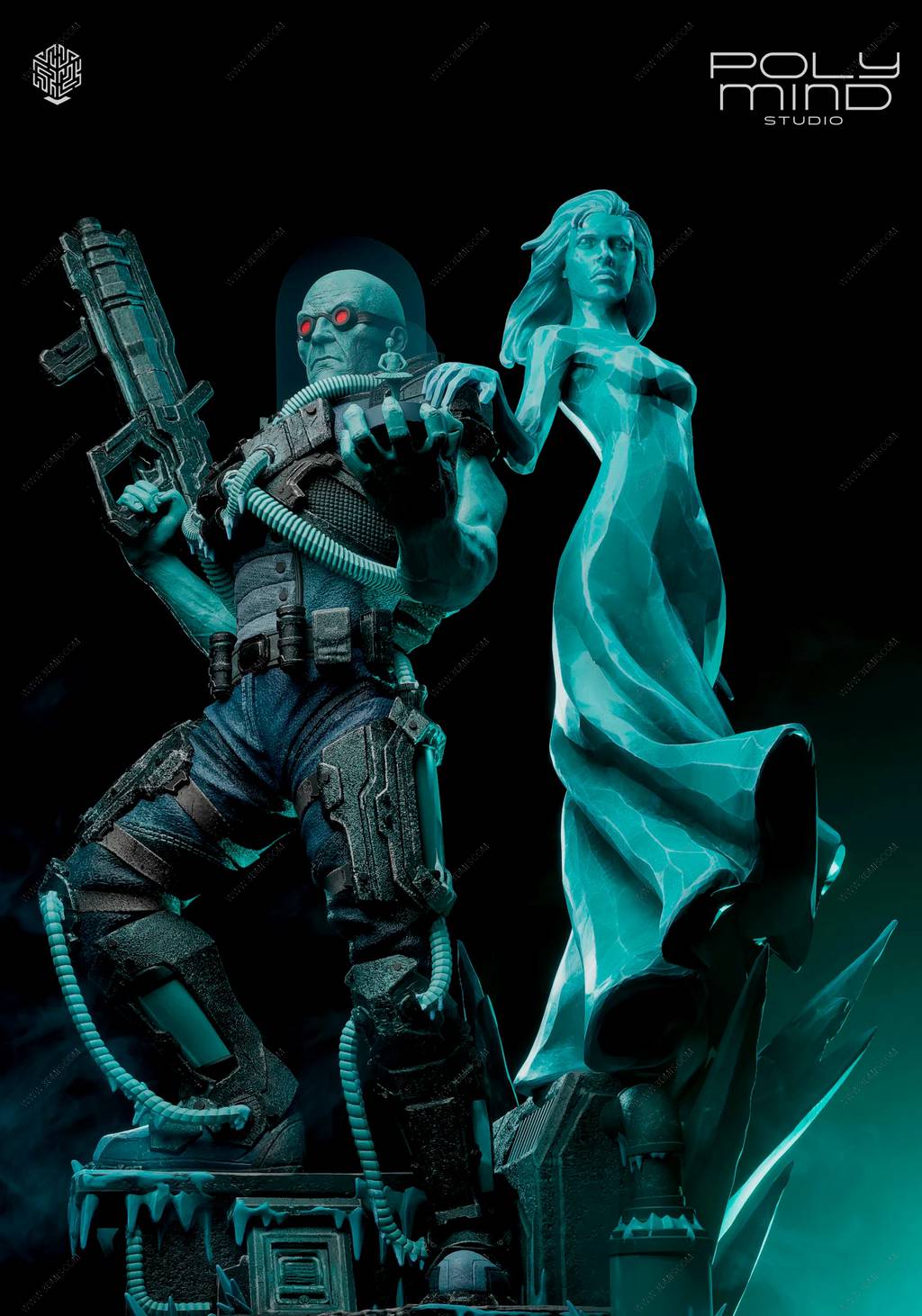 P站图纸印象馆 PolyMind DC漫画 急冻先生 PolyMind DC漫画 急冻先生