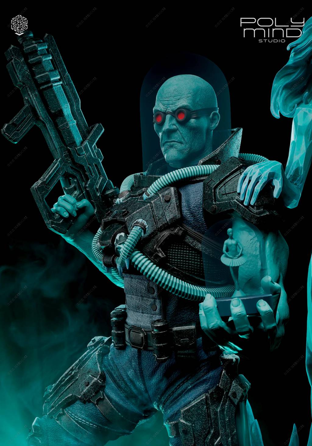 P站图纸印象馆 PolyMind DC漫画 急冻先生 PolyMind DC漫画 急冻先生