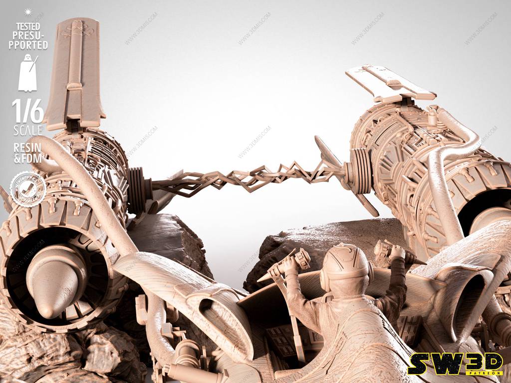 P站图纸印象馆 SW3D 星球大战 阿纳金·天行者 SW3D 星球大战 阿纳金·天行者