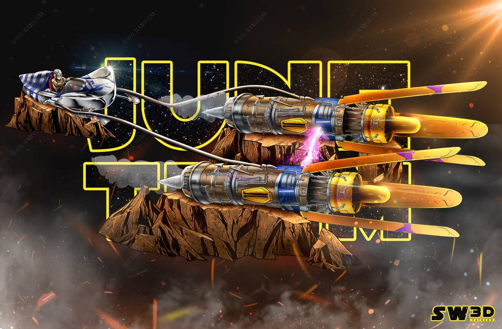 P站图纸印象馆 SW3D 星球大战 阿纳金·天行者 SW3D 星球大战 阿纳金·天行者