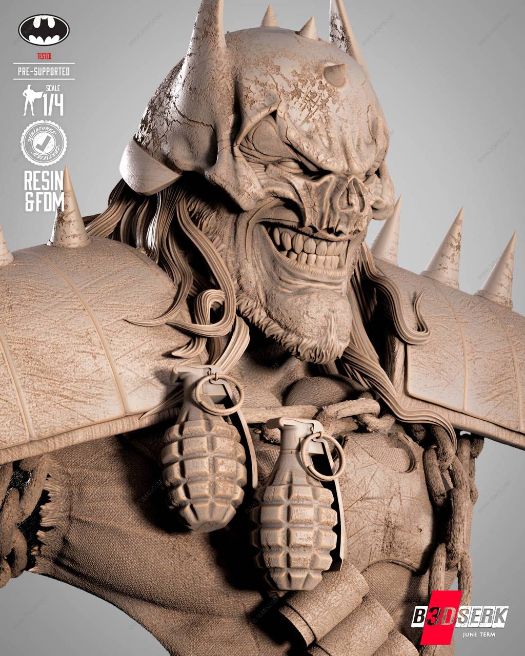 P站图纸印象馆 B3DSERK DC漫画 匝尼亚蝙蝠侠 B3DSERK DC漫画 匝尼亚蝙蝠侠