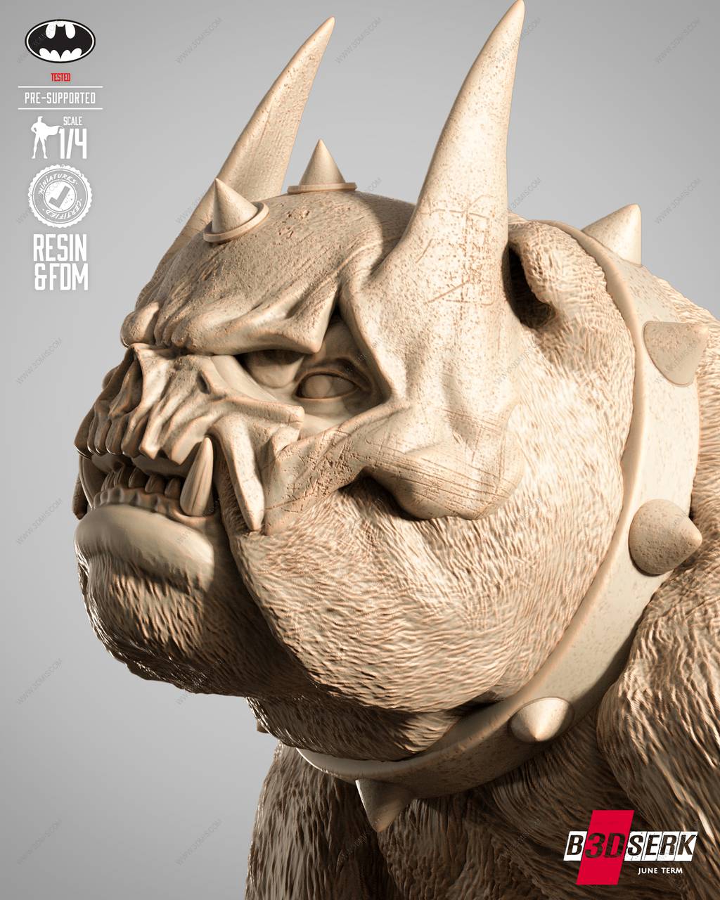 P站图纸印象馆 B3DSERK DC漫画 匝尼亚蝙蝠侠的狗 B3DSERK DC漫画 匝尼亚蝙蝠侠的狗