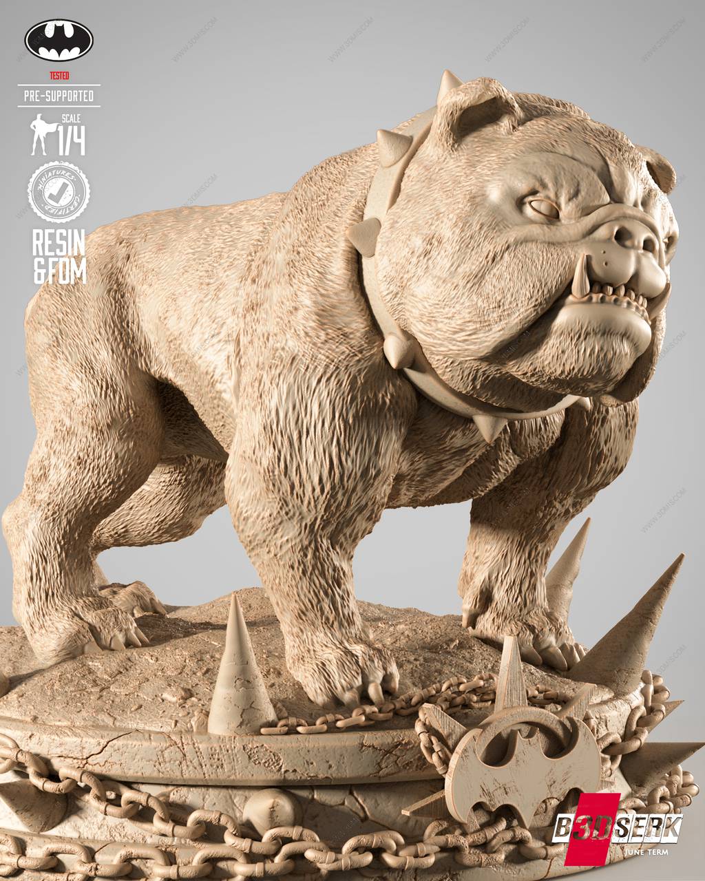 P站图纸印象馆 B3DSERK DC漫画 匝尼亚蝙蝠侠的狗 B3DSERK DC漫画 匝尼亚蝙蝠侠的狗