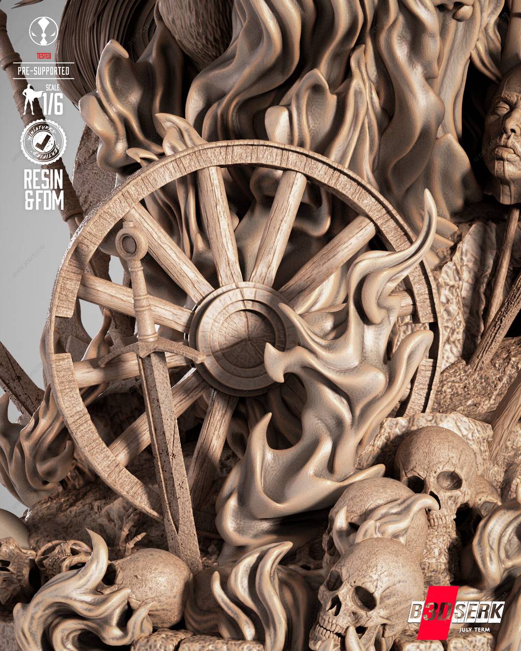 P站图纸印象馆 B3DSERK 麦克法兰再生侠 大剑 B3DSERK 麦克法兰再生侠 大剑