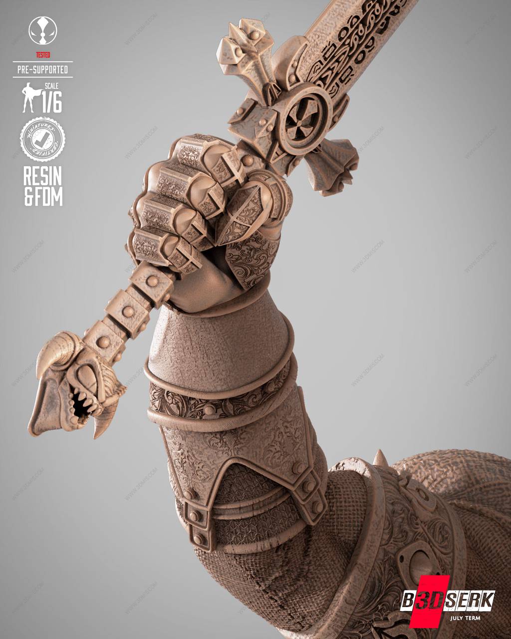 P站图纸印象馆 B3DSERK 麦克法兰再生侠 大剑 B3DSERK 麦克法兰再生侠 大剑