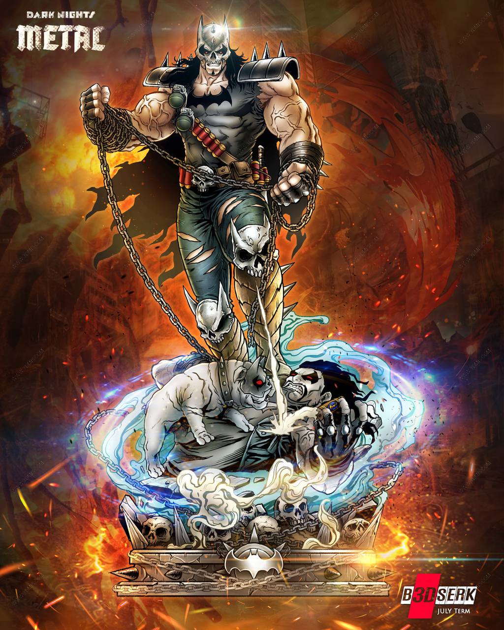 P站图纸印象馆 B3DSERK DC漫画 匝尼亚蝙蝠侠 B3DSERK DC漫画 匝尼亚蝙蝠侠